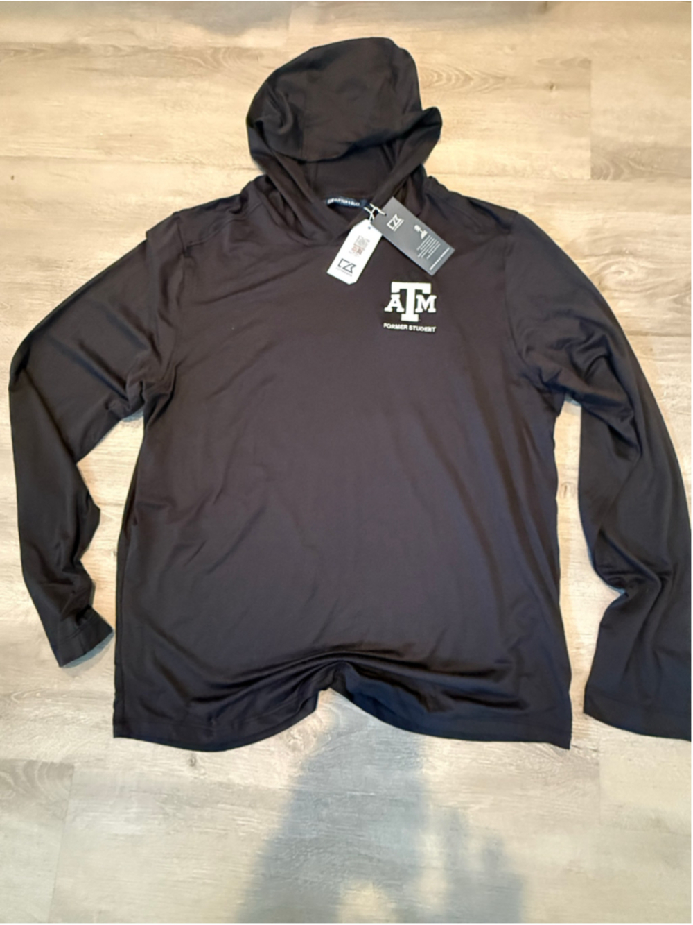 Men's Cutter & Buck Texas A&M Former Student Hoodie, Black, Size M